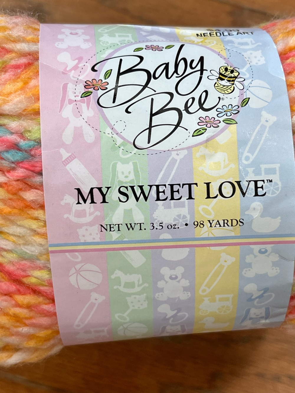 Baby bee my sweet love lots of dots Skeins set of 4 - Picture 2 of 5